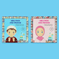 Islamic books for girls and Boys teaching wudu and prayer step by step in english
